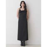 サテンキャミナローワンピース | MERCURYDUO | 詳細画像3 