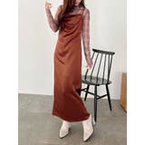 サテンキャミナローワンピース | MERCURYDUO | 詳細画像33 