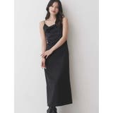 サテンキャミナローワンピース | MERCURYDUO | 詳細画像4 