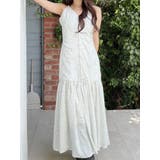 ドットプリントナローワンピース | MERCURYDUO | 詳細画像1 