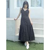 ドットプリントナローワンピース | MERCURYDUO | 詳細画像5 