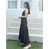 ドットプリントナローワンピース | MERCURYDUO | 詳細画像6 