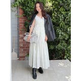 ドットプリントナローワンピース | MERCURYDUO | 詳細画像8 