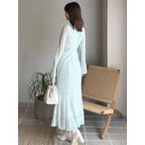 カットレースブロッキングフレアスリーブマーメイドワンピース | MERCURYDUO | 詳細画像16