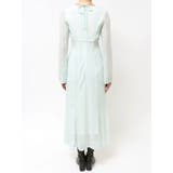 カットレースブロッキングフレアスリーブマーメイドワンピース | MERCURYDUO | 詳細画像35