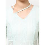 カットレースブロッキングフレアスリーブマーメイドワンピース | MERCURYDUO | 詳細画像36