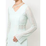 カットレースブロッキングフレアスリーブマーメイドワンピース | MERCURYDUO | 詳細画像37