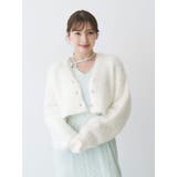 カットレースブロッキングフレアスリーブマーメイドワンピース | MERCURYDUO | 詳細画像8