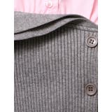 【WEB限定カラーあり】シャツレイヤード風ニットドッキングミニワンピース | MERCURYDUO | 詳細画像45 