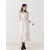 チュールラッフルヘムワンピース | MERCURYDUO | 詳細画像10 