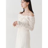 チュールラッフルヘムワンピース | MERCURYDUO | 詳細画像11 