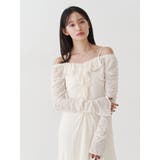 チュールラッフルヘムワンピース | MERCURYDUO | 詳細画像12 