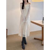 チュールラッフルヘムワンピース | MERCURYDUO | 詳細画像40 