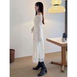 チュールラッフルヘムワンピース | MERCURYDUO | 詳細画像41 