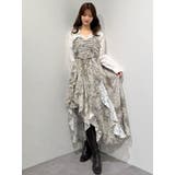 シャツドッキングコルセットアシメヘムワンピース | MERCURYDUO | 詳細画像2 