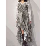 シャツドッキングコルセットアシメヘムワンピース | MERCURYDUO | 詳細画像33 