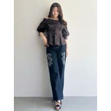 前後2WAYレースアップコルセットブラウス | MERCURYDUO | 詳細画像10 