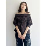 前後2WAYレースアップコルセットブラウス | MERCURYDUO | 詳細画像12 