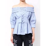 前後2WAYレースアップコルセットブラウス | MERCURYDUO | 詳細画像15 