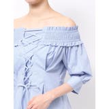 前後2WAYレースアップコルセットブラウス | MERCURYDUO | 詳細画像19 