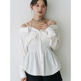 2WAYウエストシャーリングフィットシャツ | MERCURYDUO | 詳細画像3 