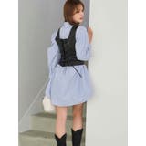 フェイクレザーコルッセットビスチェ | MERCURYDUO | 詳細画像4 