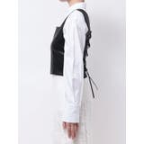 フェイクレザーコルッセットビスチェ | MERCURYDUO | 詳細画像8 