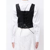 フェイクレザーコルッセットビスチェ | MERCURYDUO | 詳細画像9 