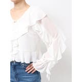 シフォンラッフルブラウス | MERCURYDUO | 詳細画像18 