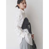 シャーリングZIPビスチェセットシャツ | MERCURYDUO | 詳細画像20 