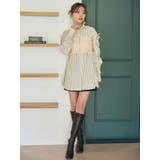 シャーリングZIPビスチェセットシャツ | MERCURYDUO | 詳細画像8 