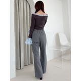 ウールライクセンタープレスワイドパンツ | MERCURYDUO | 詳細画像16 