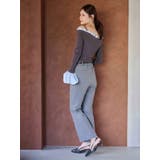 ウールライクセンタープレスワイドパンツ | MERCURYDUO | 詳細画像5 