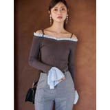 ウールライクセンタープレスワイドパンツ | MERCURYDUO | 詳細画像6 