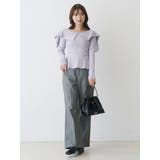 ウールライクセンタープレスワイドパンツ | MERCURYDUO | 詳細画像9 