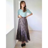 ジオメトリックオパールフレアスカート | MERCURYDUO | 詳細画像16 