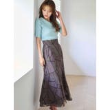 ジオメトリックオパールフレアスカート | MERCURYDUO | 詳細画像2 