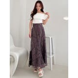 ジオメトリックオパールフレアスカート | MERCURYDUO | 詳細画像24 