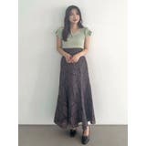 ジオメトリックオパールフレアスカート | MERCURYDUO | 詳細画像38 