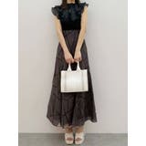 ジオメトリックオパールフレアスカート | MERCURYDUO | 詳細画像47 