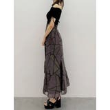 ジオメトリックオパールフレアスカート | MERCURYDUO | 詳細画像49 