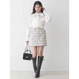 オリジナルツイード台形ミニスカート | MERCURYDUO | 詳細画像5