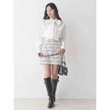 オリジナルツイード台形ミニスカート | MERCURYDUO | 詳細画像7