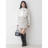 オリジナルツイード台形ミニスカート | MERCURYDUO | 詳細画像8