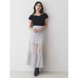 チュールティアードスカート | MERCURYDUO | 詳細画像17 