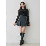 バックZIPミニマーメイドミニスカパン | MERCURYDUO | 詳細画像36