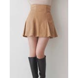 キャメル | バックZIPミニマーメイドミニスカパン | MERCURYDUO