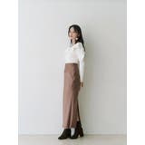 サテンナロースカート | MERCURYDUO | 詳細画像13 