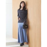 サテンナロースカート | MERCURYDUO | 詳細画像15 