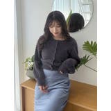 サテンナロースカート | MERCURYDUO | 詳細画像28 